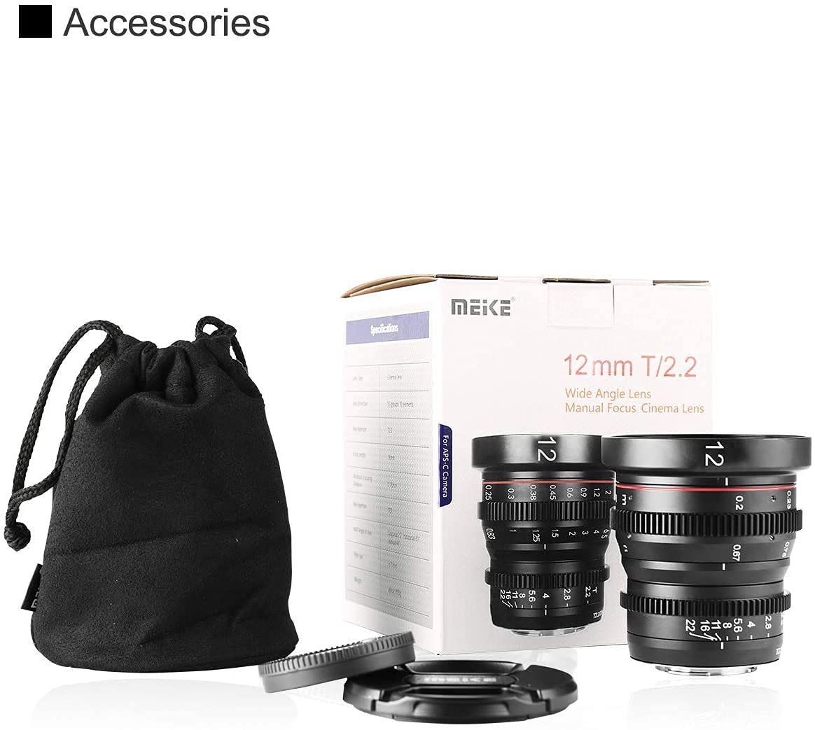 Amazon | Meike 12mm T2.2 M4/3 シネマレンズ マイクロフォーサーズ