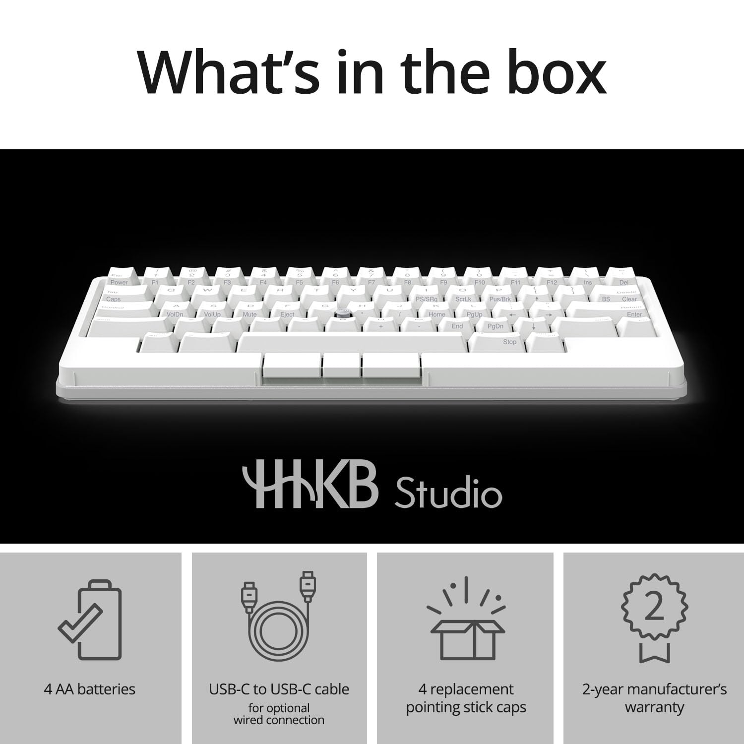 Amazon.com: HHKB - Happy Hacking Keyboard Studio (Wireless
