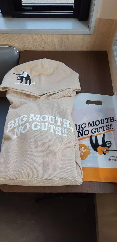 Amazon.co.jp: 桑田佳祐 BIG MOUTH NO GUTS パーカー XL : ファッション