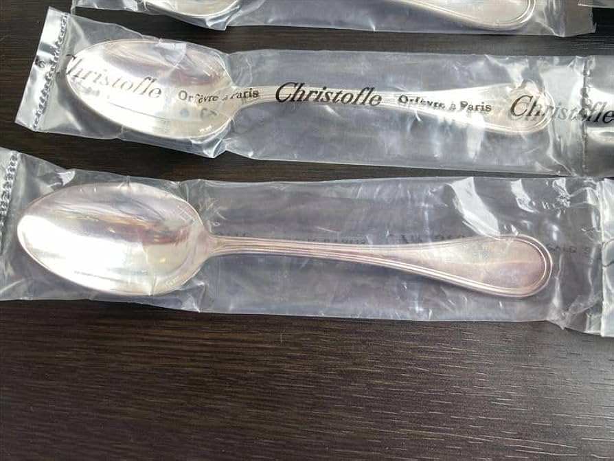 Amazon | Christofle クリストフル 銀メッキ製 シルバー スプーン 6本