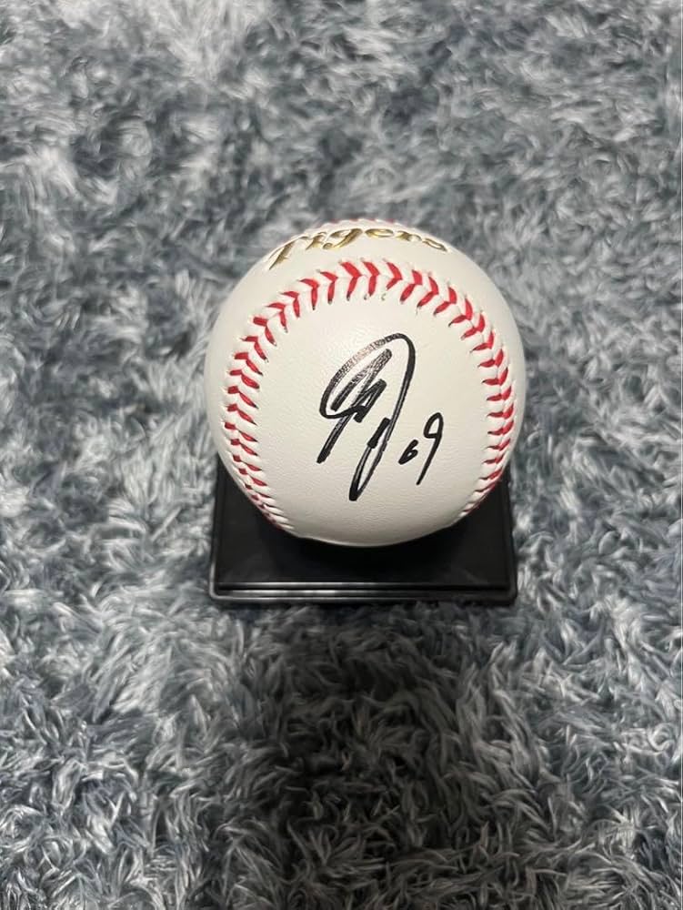 Amazon.co.jp: 阪神タイガース 石井大智 直筆サインボール 新ロゴ入り
