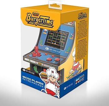 MY ARCADE Burgertime Micro Player Mini Arcade Machine: Fully