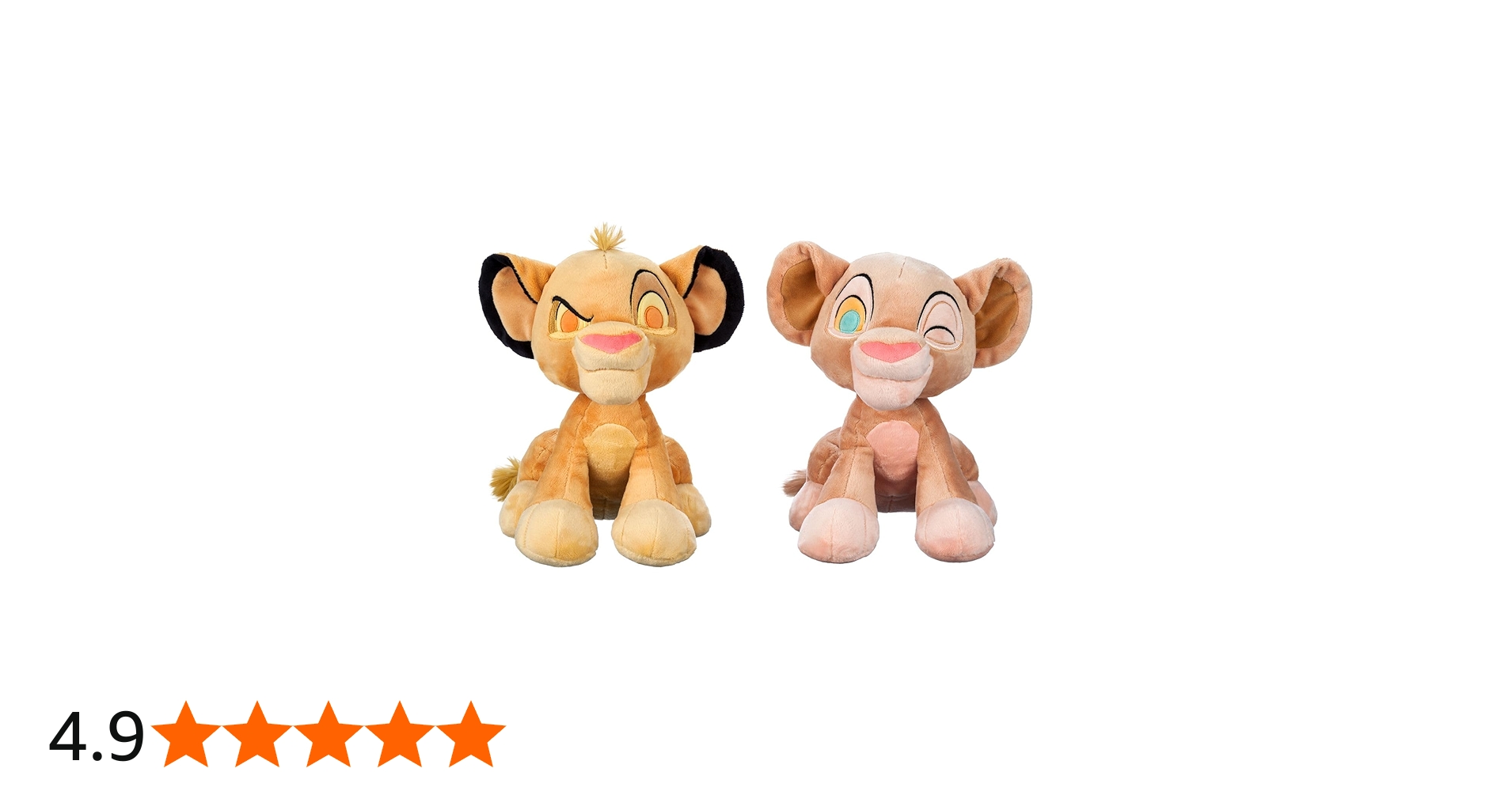 Amazon.co.jp: ディズニーストア公式シンバ&ナラぬいぐるみセット