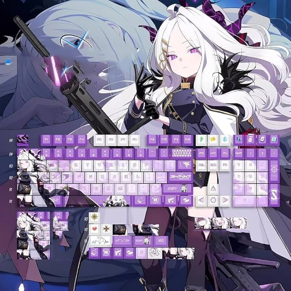 Amazon | ブルーアーカイブ キーキャップ 聖園ミカ 砂狼シロコ 小鳥遊