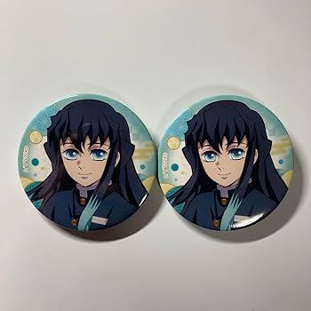 Amazon | 鬼 滅 全集中展 時透無一郎 缶バッジ 2個 | バッジ | おもちゃ