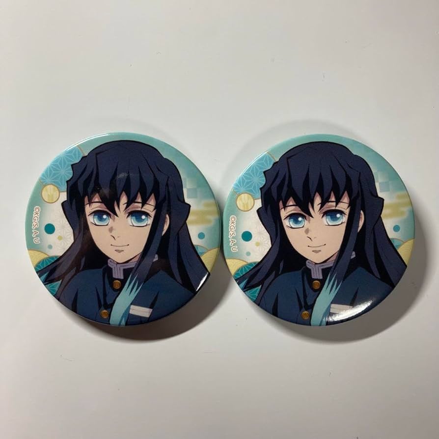 Amazon | 鬼 滅 全集中展 時透無一郎 缶バッジ 2個 | バッジ | おもちゃ