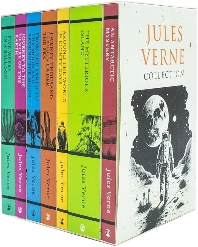 Jules Verne 7 Books Set Collection: (Journey to the Centre of the