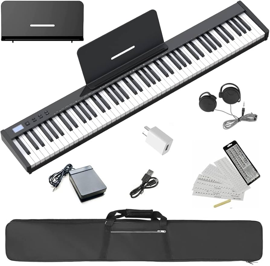 Amazon | ニコマク NikoMaku 電子ピアノ 88鍵盤 SWAN-S 日本語表記