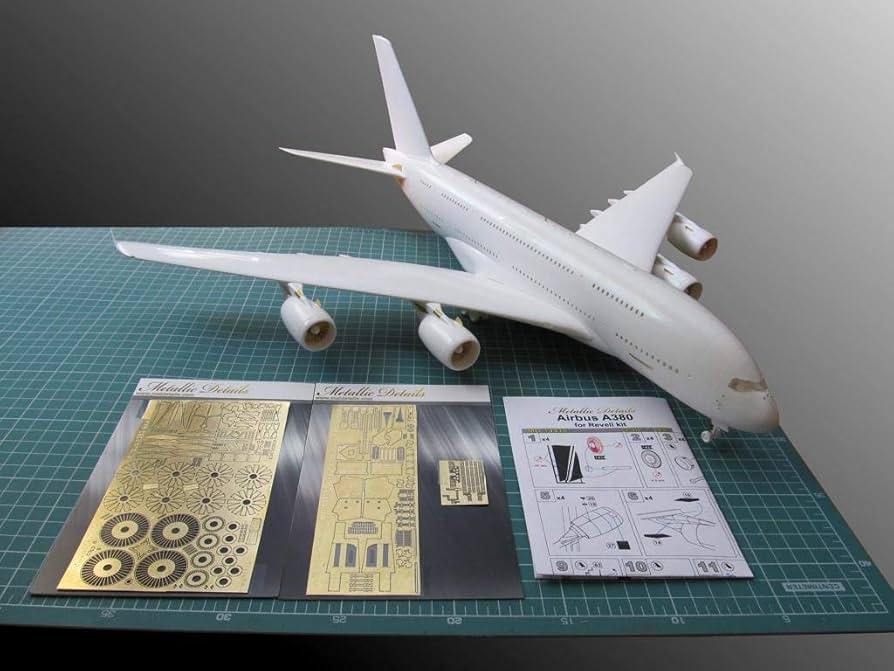 Amazon.com: Metallic Details Airbus A380 (Revell) Photo-Etched