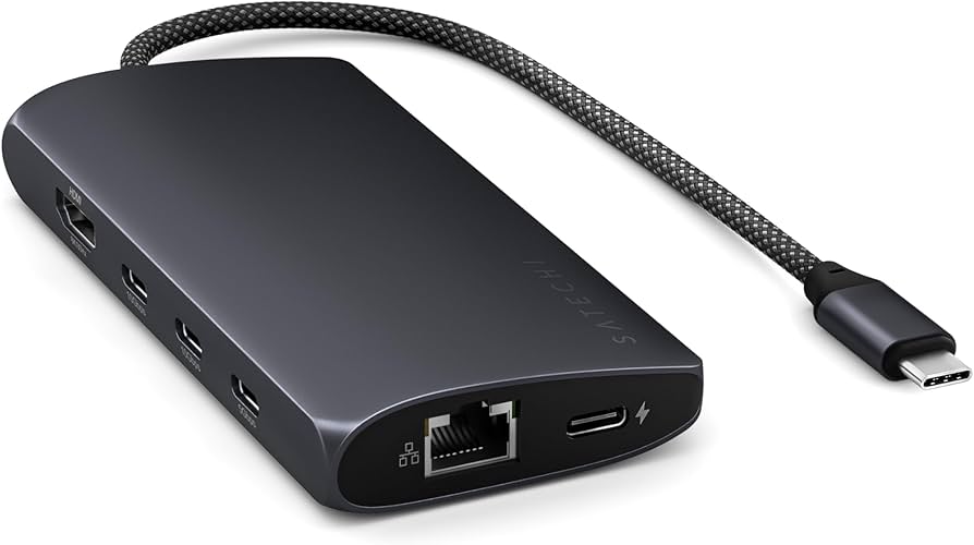 Amazon | SATECHI 8 in 1 USB-C ハブ マルチポートアダプター V3 – 8K