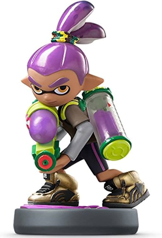 Amazon.co.jp: amiibo ボーイ【パープル】 (スプラトゥーンシリーズ