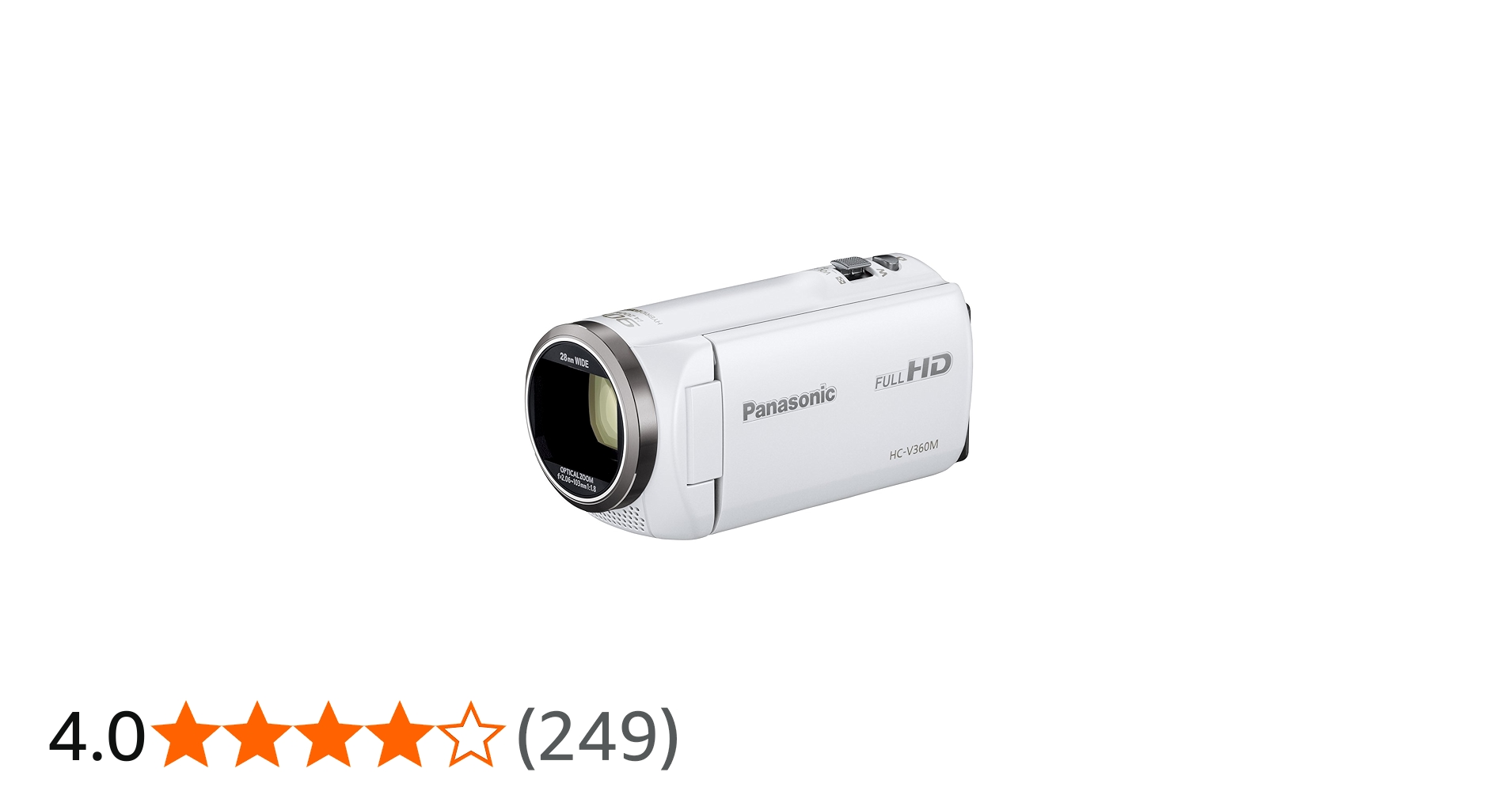 Panasonic HC-V360M FHD60Pビデオカメラ 動作確認済み Panasonic HC