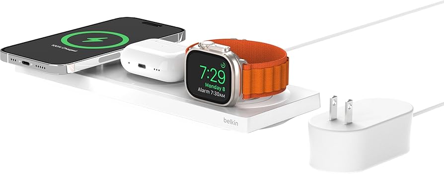Amazon.co.jp: Belkin3 in 1 MagSafe充電器 最大15W高速充電