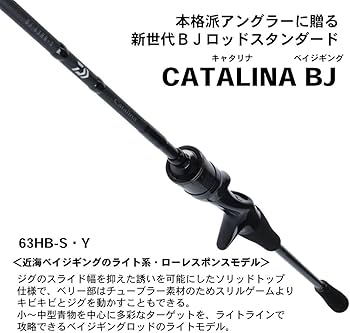 Amazon | ダイワ(DAIWA) ジギングロッド キャタリナ BJ・Y 63HB-S・Y