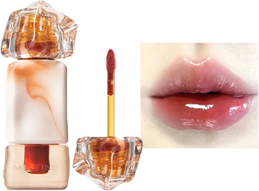 Amazon | Mistine リップグロス 潤い リップティント 水光 ツヤ 口紅