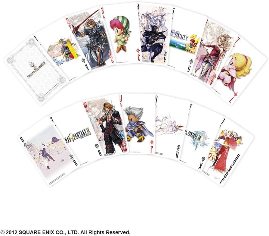 Amazon.co.jp: FINAL FANTASY 25周年記念トランプ : おもちゃ