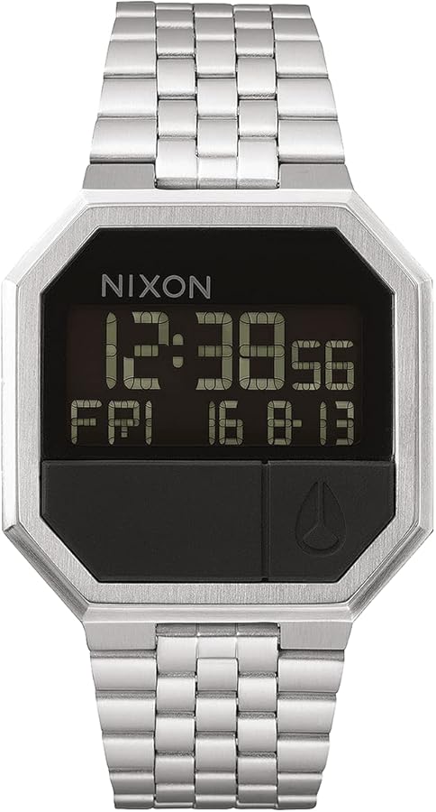 Amazon.com: Nixon Mens Re-Run Japanese quartz Stainless Steel