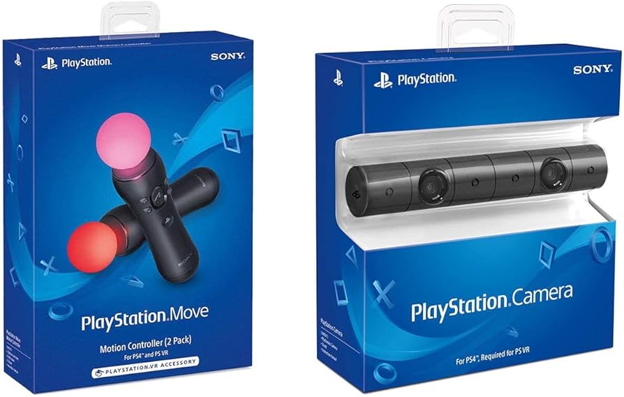 Amazon.com: Sony PlayStation VR PSVR Camera and 2 Pack Move Motion