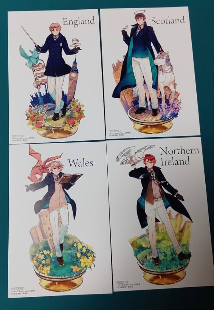 Amazon.co.jp: ヘタリア World Stars 6巻特典 イラストカード4点セット