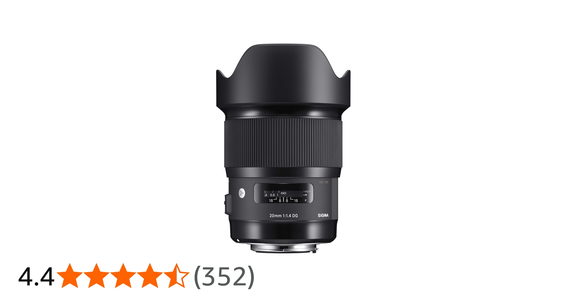 Amazon.co.jp: SIGMA 単焦点広角レンズ Art 20mm F1.4 DG HSM ニコン用