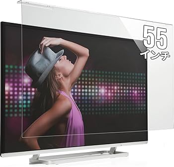 Amazon.co.jp: サンワダイレクト 液晶テレビ保護パネル 55インチ対応