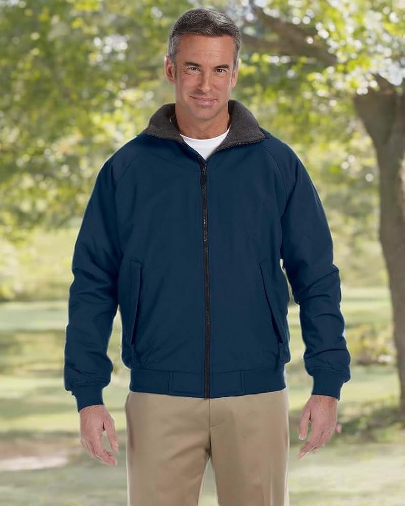 Devon & Jones Men's Three-Season taslon nylon shell Classic Jacket