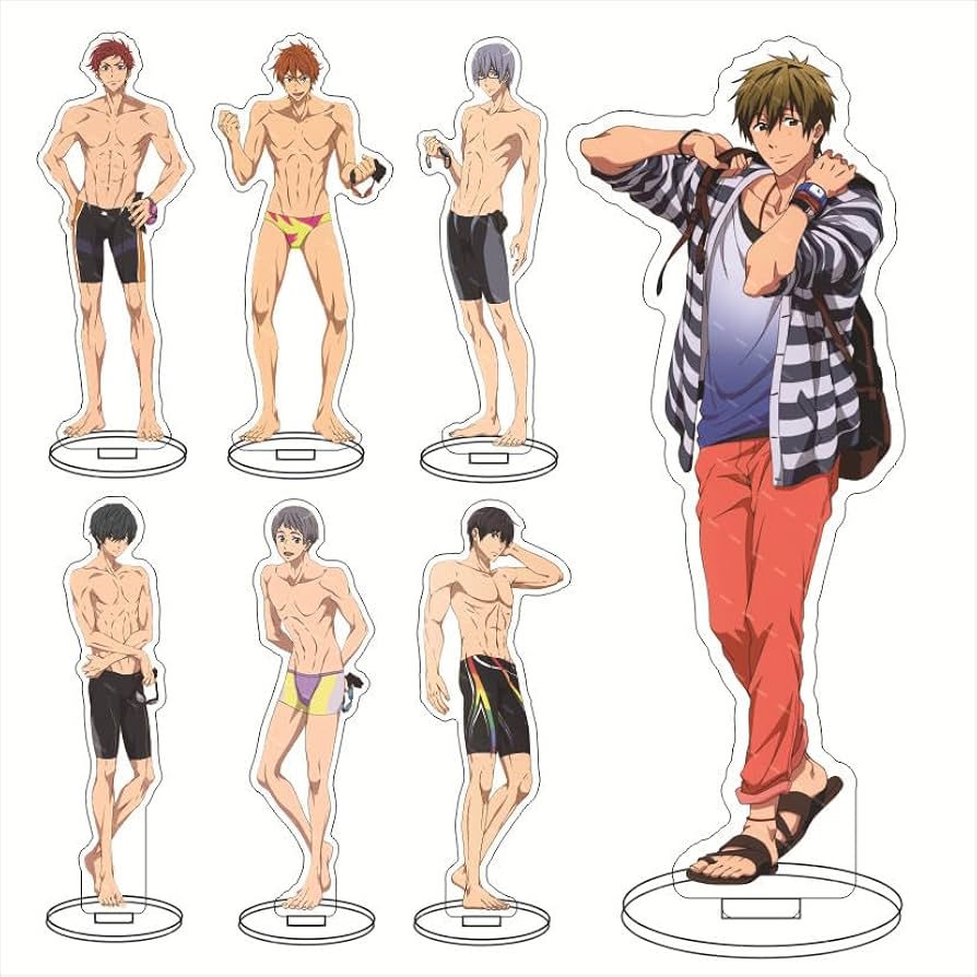 Amazon | フリー アクリルスタンド アクスタ グッズ 七瀬 遙 橘 真琴