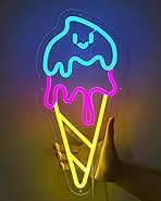 Amazon.co.jp: アイスクリームショップの装飾用アイスクリームネオン