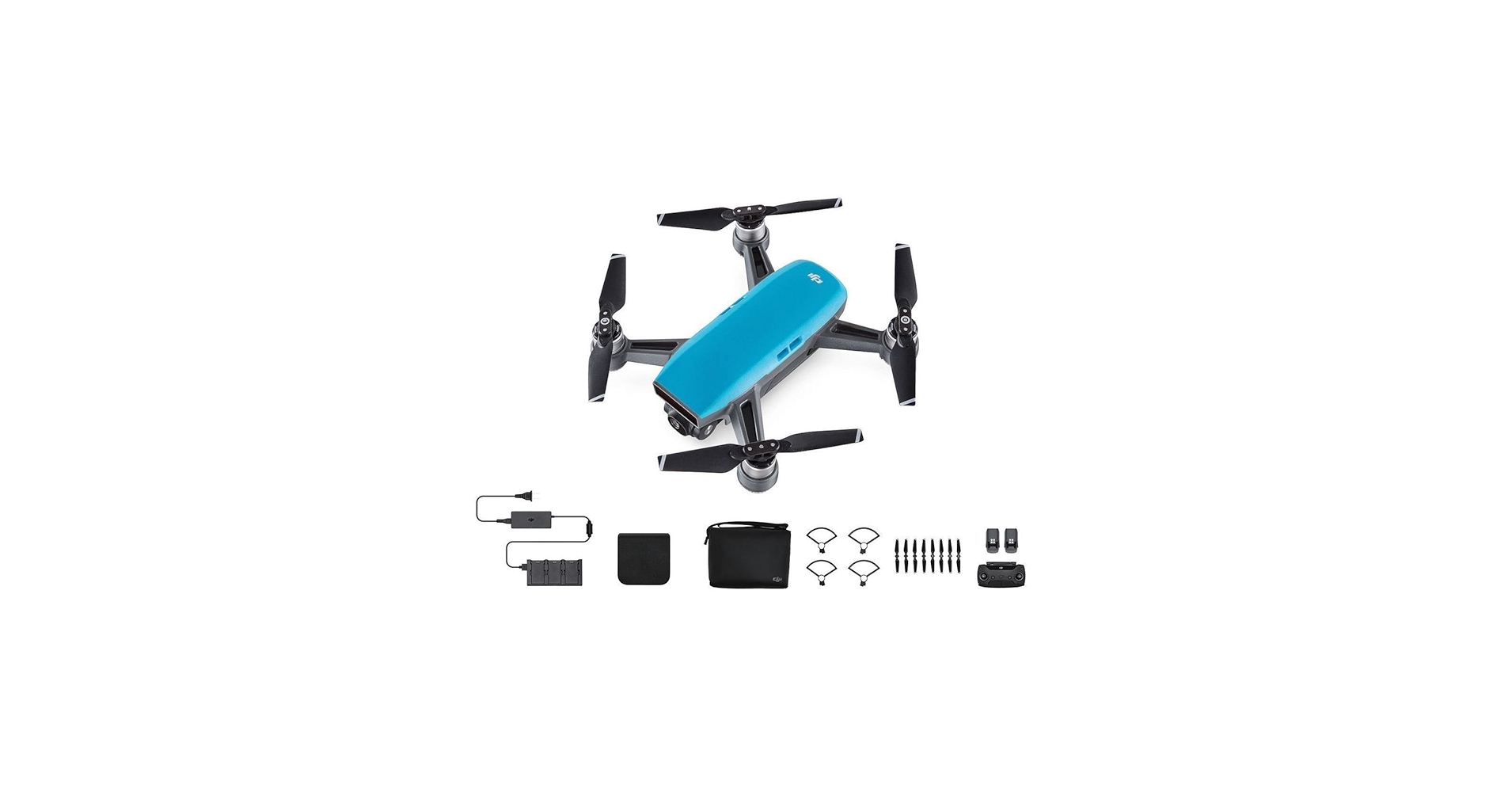 Amazon.com: DJI Spark, Fly More Combo, Sky Blue : Toys & Games