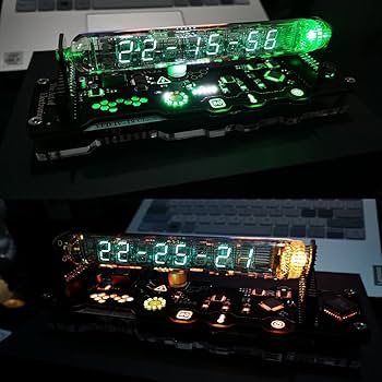 Amazon.com: TPHRAVAL Imitation Nixie Tube Clock Fluorescent Tube
