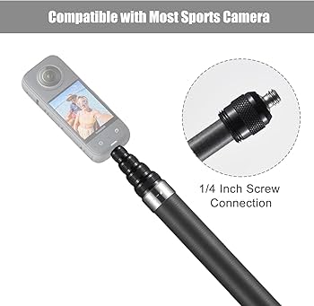 Amazon | 超長い 3m自撮り棒 Insta360に対応 見えない自撮り棒 長さ