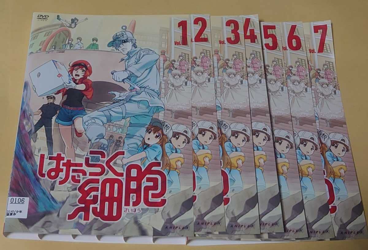 Amazon.co.jp: レンタル落ちDVD 『 はたらく細胞 』一期全7巻+二期全4