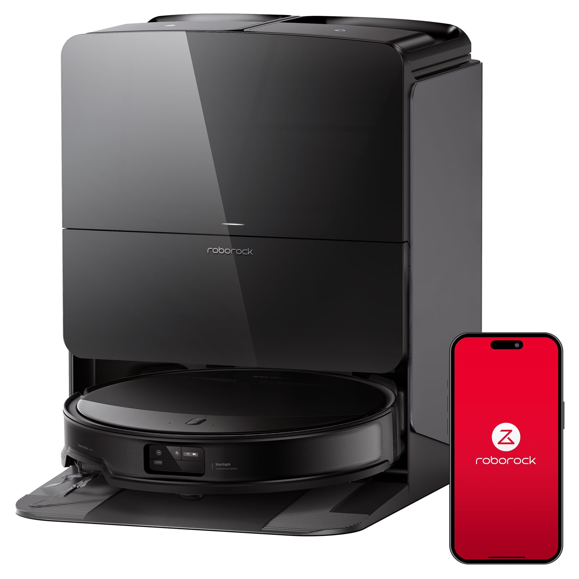 Amazon | roborock ロボロック Saros10R ロボット掃除機 黒 20000Pa 超