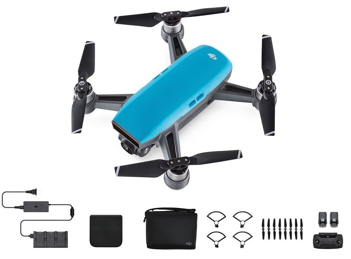 Amazon.com: DJI Spark, Fly More Combo, Sky Blue : Toys & Games