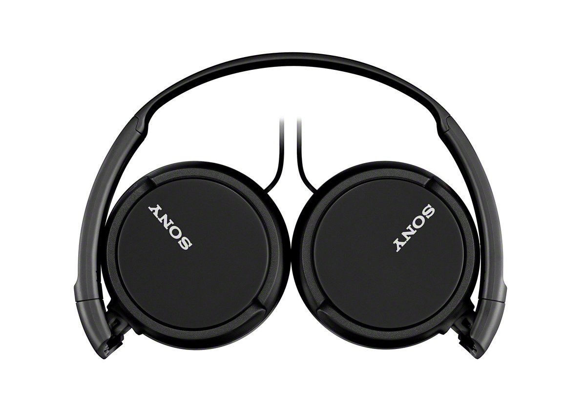 Amazon.com: Sony ZX Series Wired On-Ear Headphones with Mic, Black