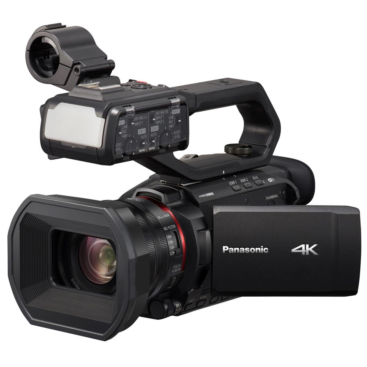 Panasonic X2000 4K Professional Camcorder with 24x Optical Zoom