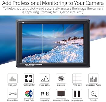 Amazon.com: FEELWORLD FW279 7 Inch 2200nit Ultra Bright DSLR