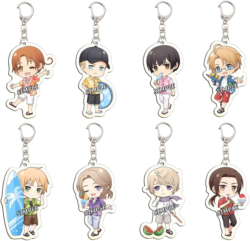 ヘタリア イギリス CD キーホルダー 5点セット ヘタリアイギリスCD