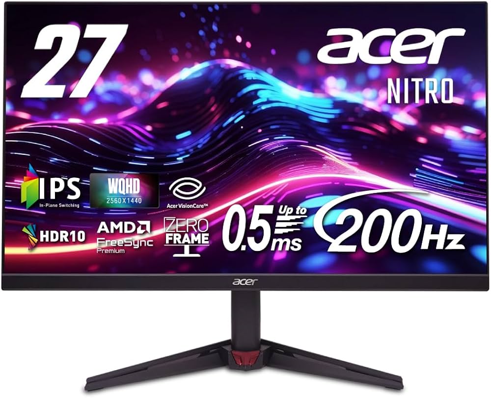 Amazon.co.jp: Acer 27インチ IPS WQHD 非光沢 200Hz 0.5ms DCI-P3 90