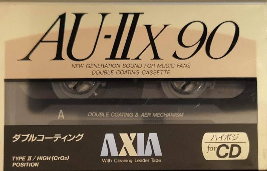 Amazon | AXIA カセットテープ AU-IIX 90分 アクシア ハイポジの頂点