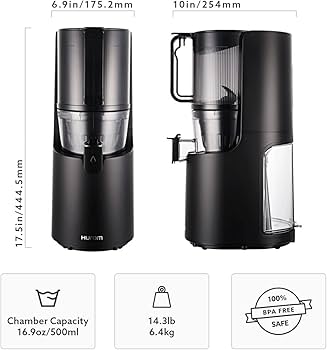 Amazon.com: Hurom H-200 Electronic Slow Juicer Machine (Silver