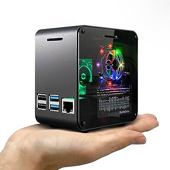 Amazon.com: ElectroCookie Raspberry Pi 4 Case, Aluminum Mini Tower