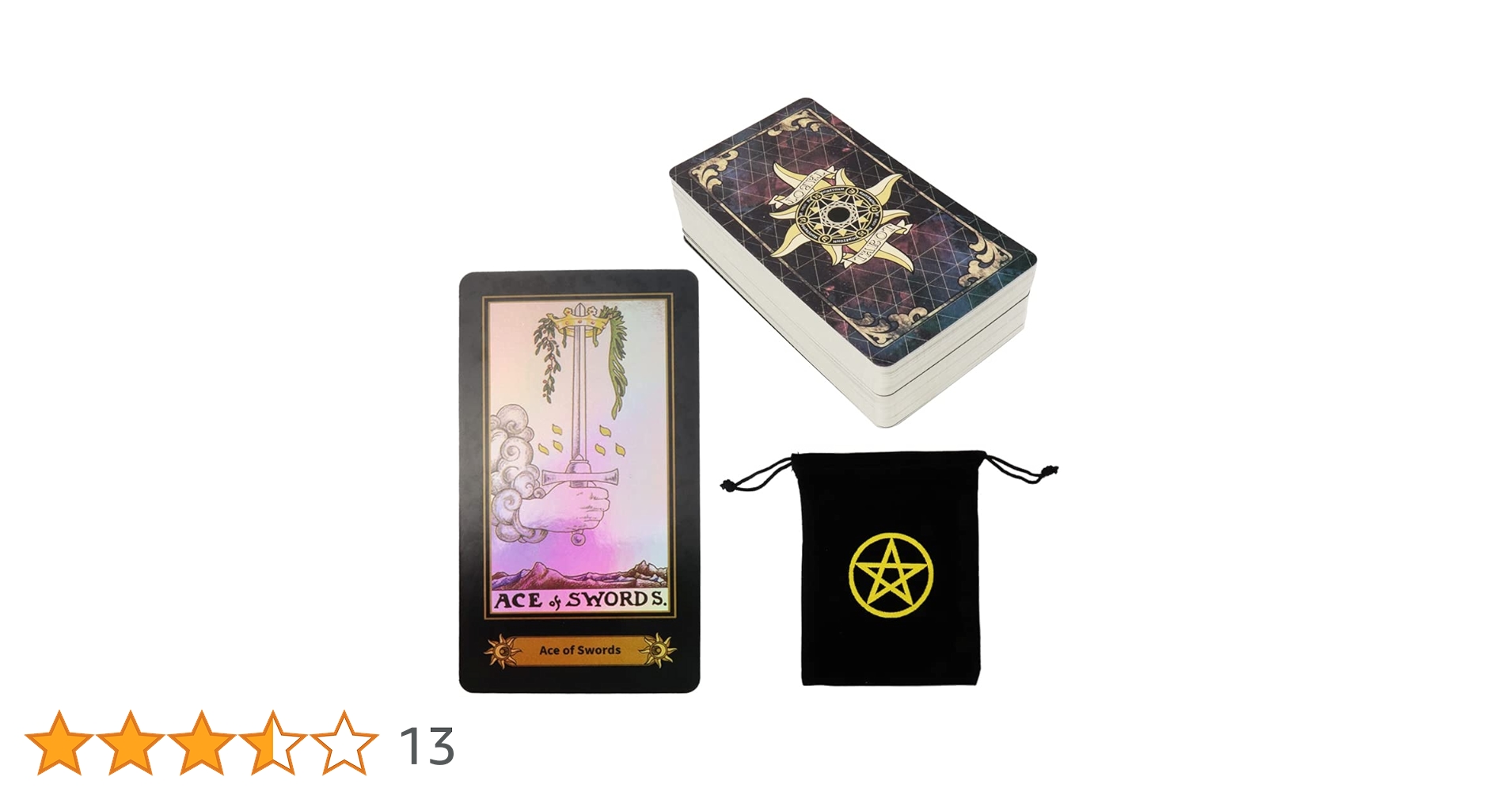正規品タロットカード】美麗エンボスホログラム箔✨野性的で
