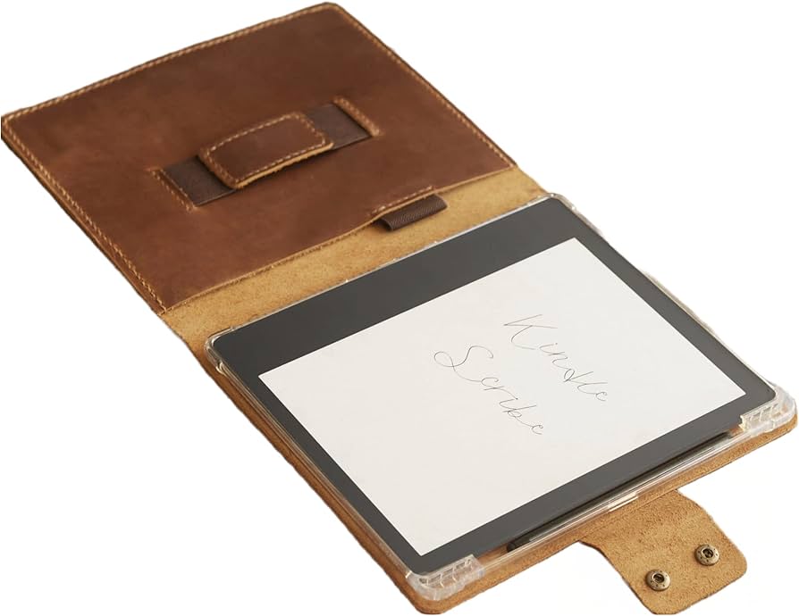 Amazon.com: Personalized Leather Case for Kindle Scribe 10.2