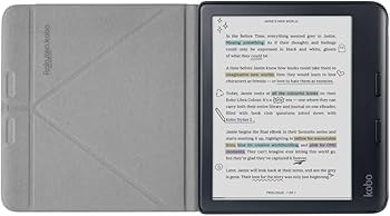 Kobo Libra Colour SleepCover Case | Black | Sleep/Wake Technology