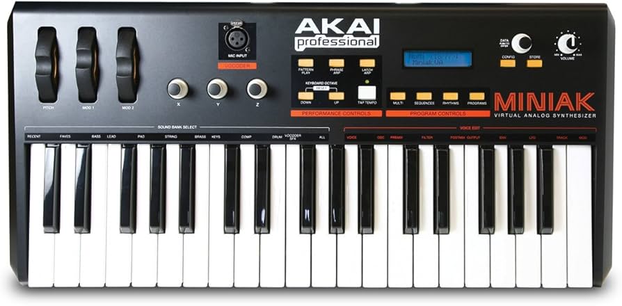 Amazon | AKAI シンセサイザ MINIAK | MIDIコントローラー | 楽器