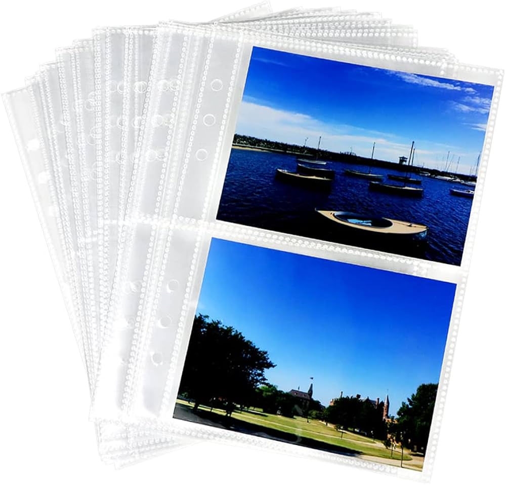 Amazon.co.jp: クリアフォトアルバムリフィルページ A5ソフトPPフォト