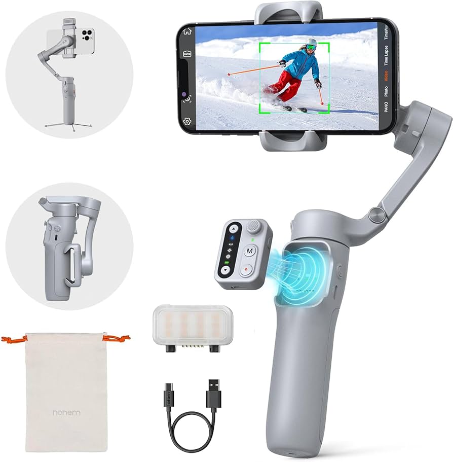 Amazon.com: hohem iSteady X3 Gimbal Stabilizer for Smartphone