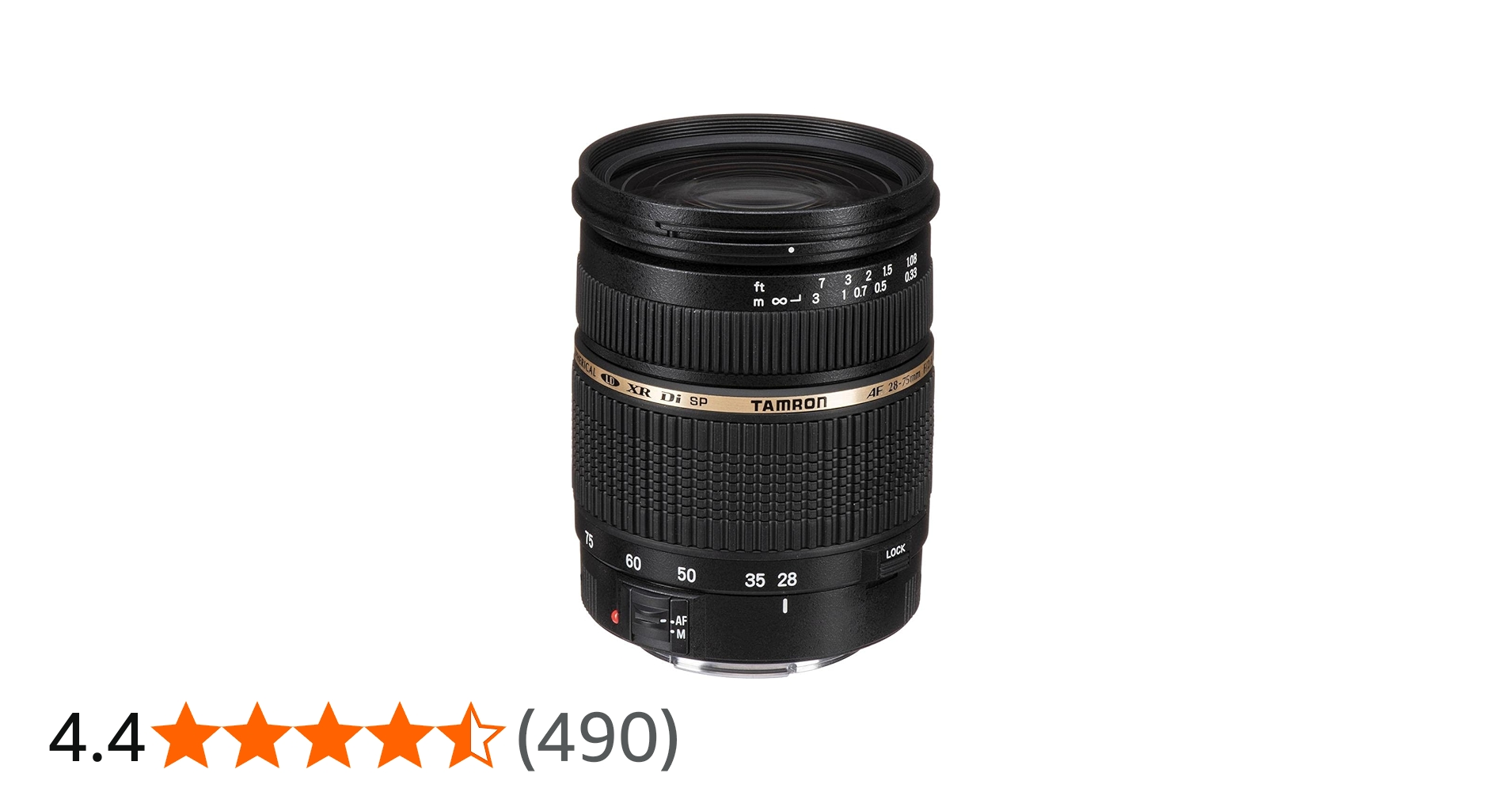 Tamron 28-75MM f/2.8 SP XR Di LD Aspherical IF Zoom Lens for Canon