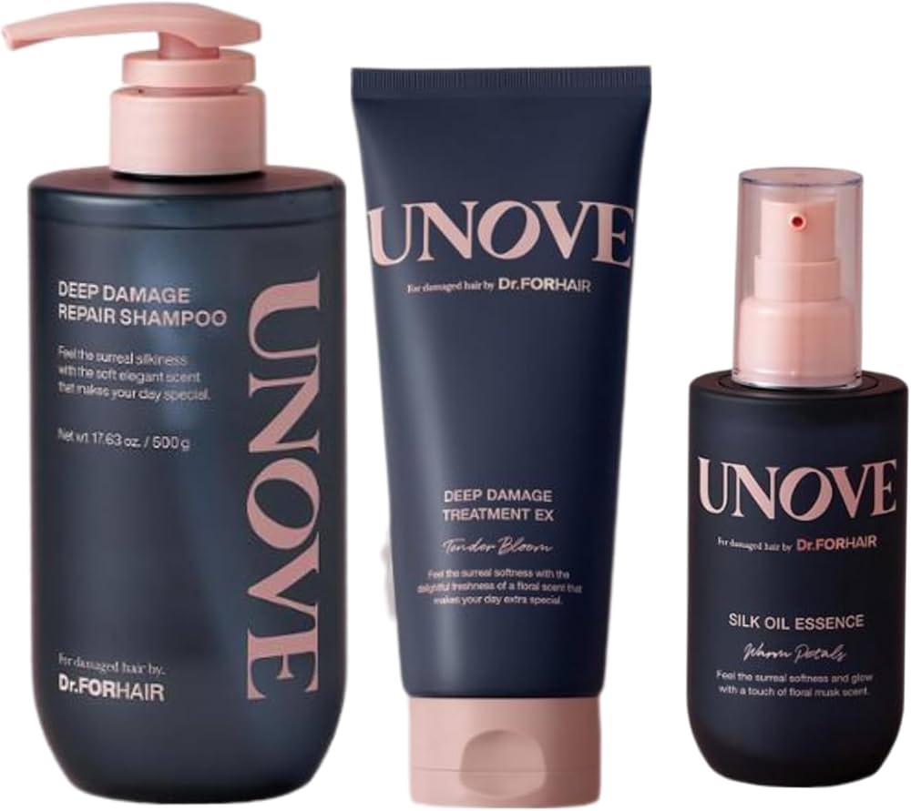 Amazon | [UNOVE] アノブ ディープダメージリペアシャンプー 500g +